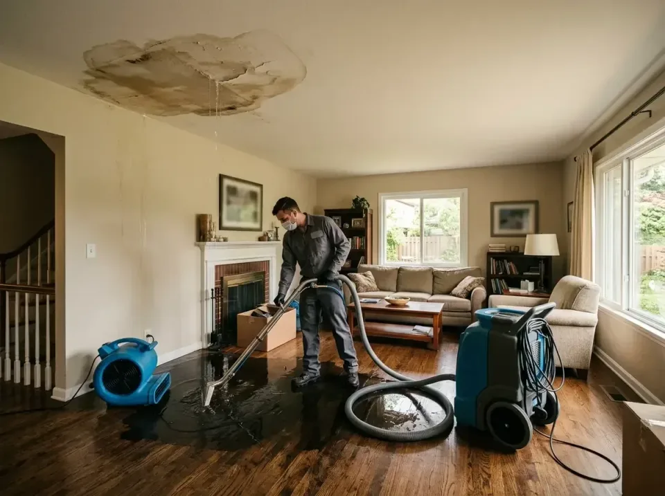 attic-pipe-burst-ceiling-drip-008 — frequently asked questions, Water Damage Restoration & Carpet Care in Oaklyn, NJ